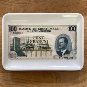 Vide-poche billet de 100 francs Luxembourg