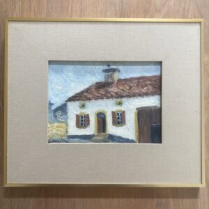 Peinture "Maison gaumaise", Monique Bossicart