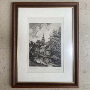 Gravure "Chassepierre" Géo Fosty