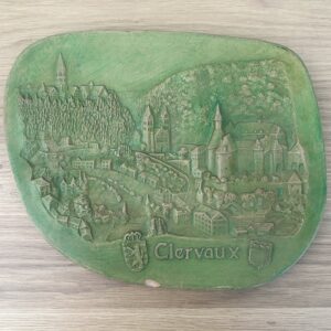 Plaque en céramique Clervaux, Léon Nosbusch