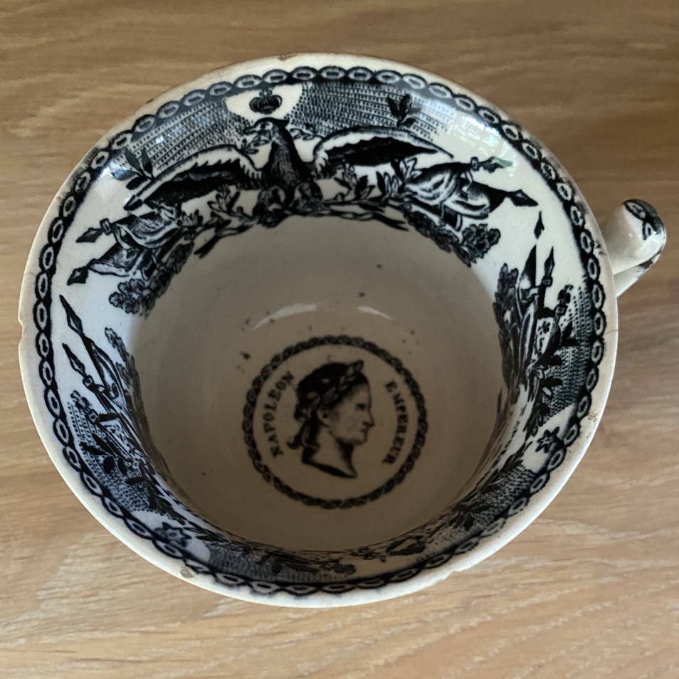 Tasse en faïence fine, Napoléon, Cappellemans, 19è – Image 3