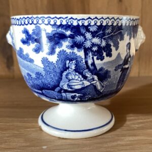 Sucrier en faïence fine, Cappellemans ou W. Smith, 19è