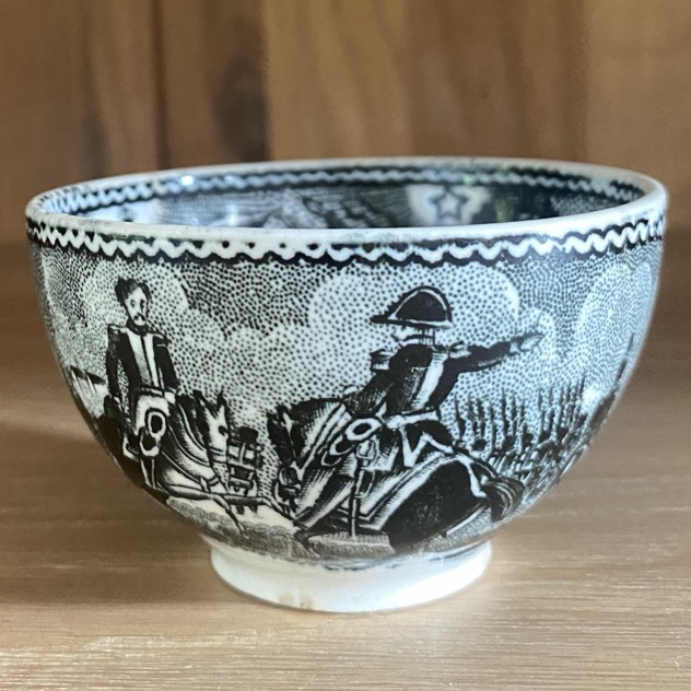 Petit bol en faïence fine, Napoléon, Jemappes Cappellemans 19è siècle – Image 6