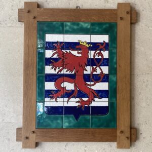 Ensemble de carrelages, Blason de la Province de Luxembourg