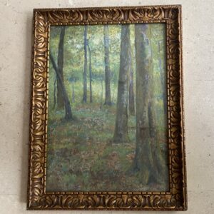 Pastel "En forêt", Jean-Baptiste Lambé