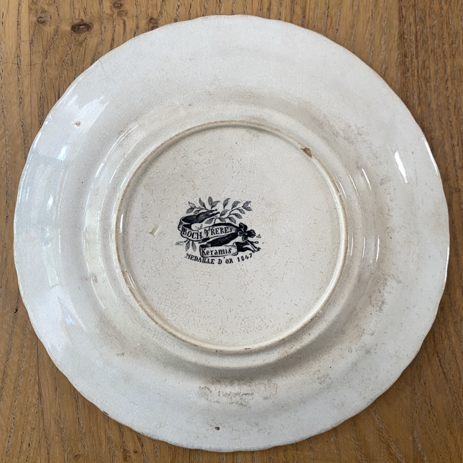 Assiettes "Historiques" Boch Kéramis 1847-1870 – Image 8