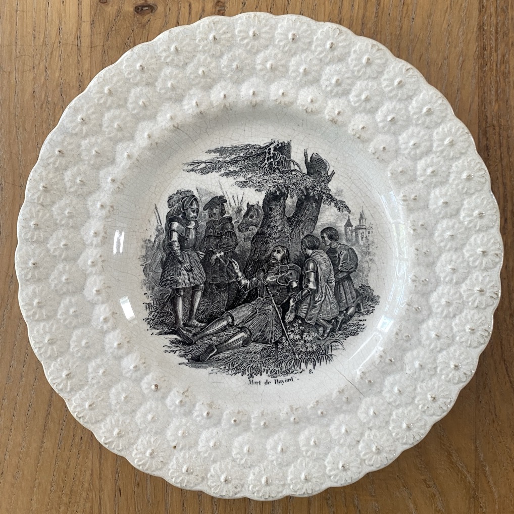 Assiettes "Historiques" Boch Kéramis 1847-1870 – Image 9