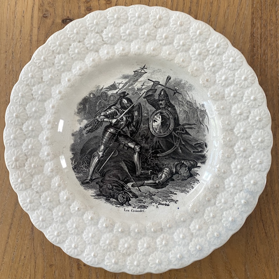 Assiettes "Historiques" Boch Kéramis 1847-1870 – Image 11