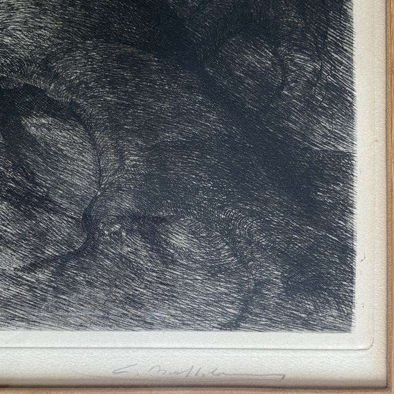 Gravure "le calvaire de Laiches-Chassepierre", Camille Barthélémy – Image 3