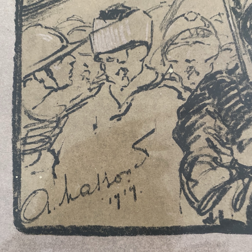 Gravure Combattant 1924-1918, Armand Massonet – Image 2