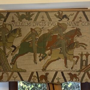 Tapisserie, extrait de la Tapisserie de Bayeux, 1976