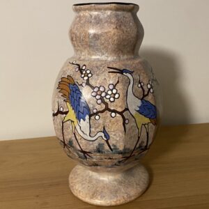 Vase en céramique, Antoine Dubois, "Echassiers"