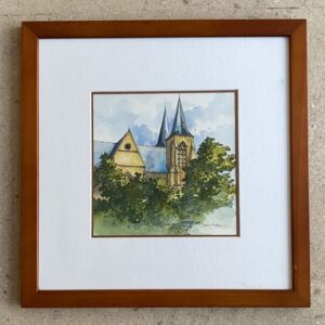 Aquarelle "La face Nord", Alain Baudson