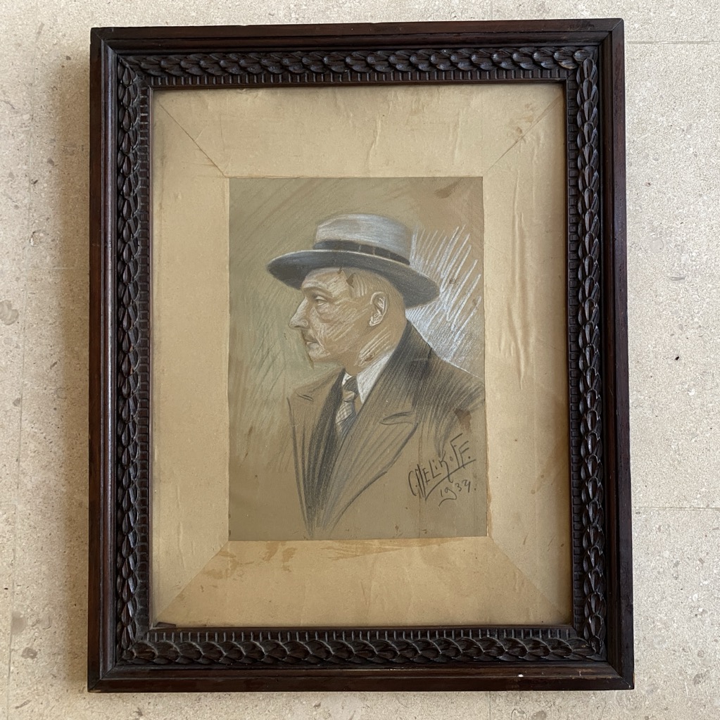 Dessin "Camille Tibesar", Charles Melikoff 1934