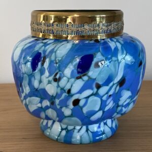 Pique-fleurs en verre, Kralik Art Déco