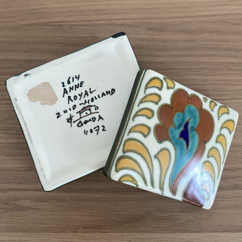 Bonbonnière Gouda, Art Déco – Image 3