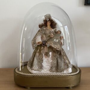 Vierge à l'Enfant sous globe, 19è siècle