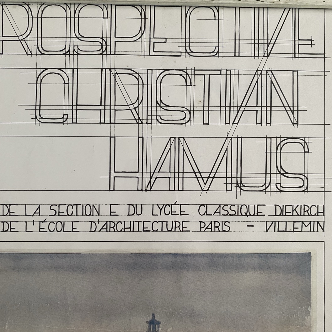 Affiche d'exposition Christian Hamus, 1990 – Image 3