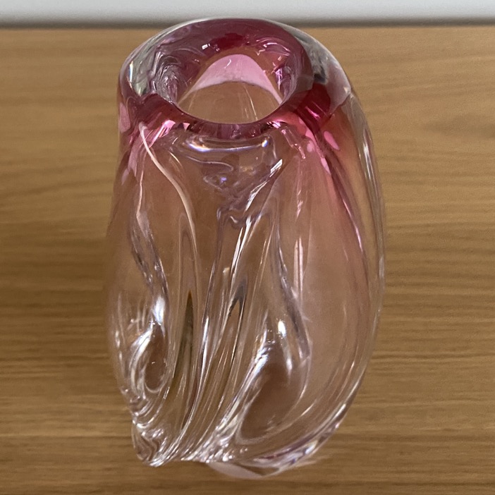 Vase en cristal, René Delvenne, Val Saint Lambert – Image 2