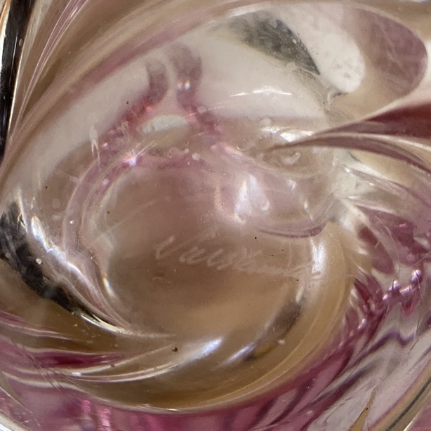 Vase en cristal, René Delvenne, Val Saint Lambert – Image 3