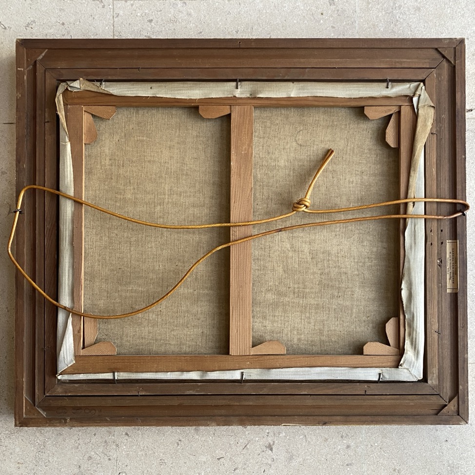 Peinture Paysage avec maison ardennaise, Albert Raty – Image 4