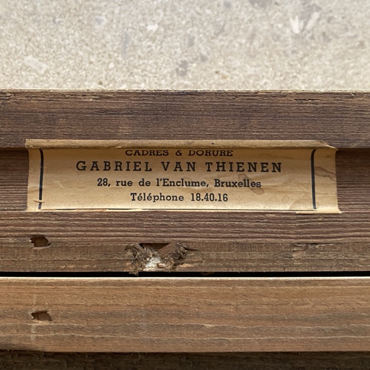 Peinture Paysage avec maison ardennaise, Albert Raty – Image 5