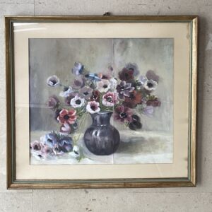 Aquarelle "Bouquet de fleurs", Alexandrine Jacob