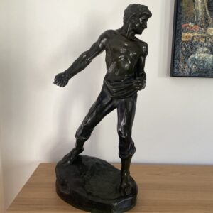 Sculpture en bronze "Le Semeur", Jef Lambeaux