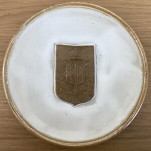 Assiette en céramique "Florenville", Bouffioulx Lardinois