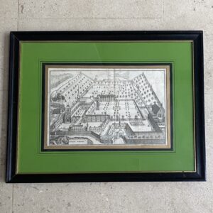 Gravure "L'abbaye de Notre-Dame d'Orval", Jacobus Harrewijn, 18è siècle