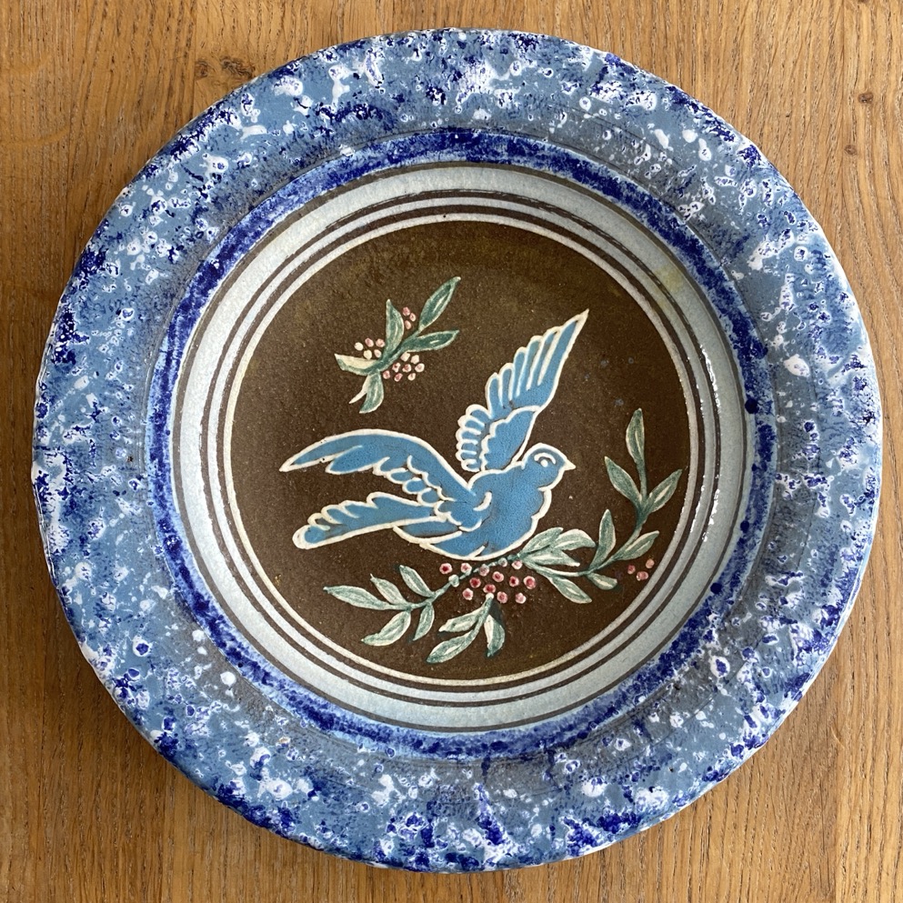 Assiette Colombe, Léon Nosbusch