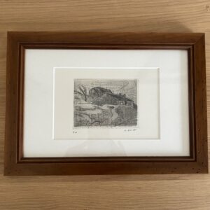 Gravure "Ferme", Marie Howet