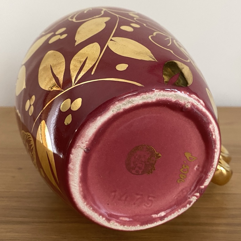 Vase Boch La Louvière, Chevallier Art déco – Image 2