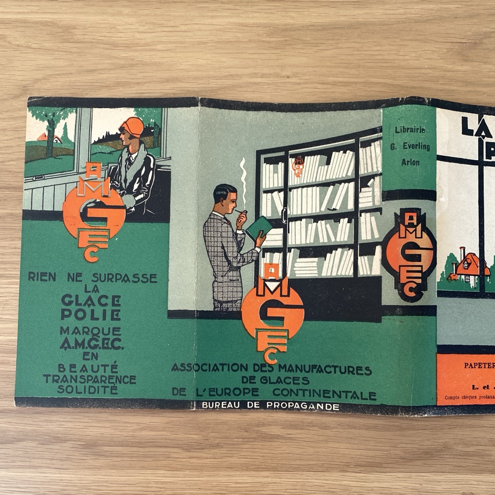 Jaquette d'un catalogue A.M.G.E.C, Hergé 1928, Everling Arlon – Image 3