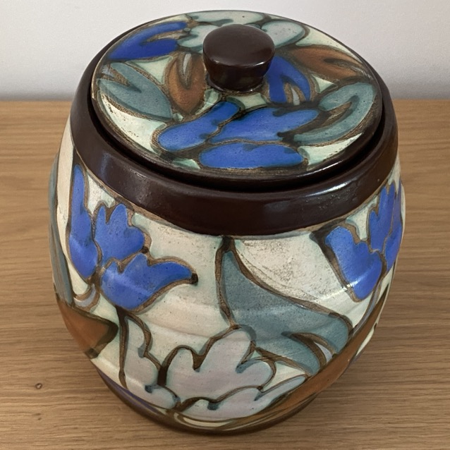Pot à tabac, Céramique Montoise, Dubois Art Déco – Image 2