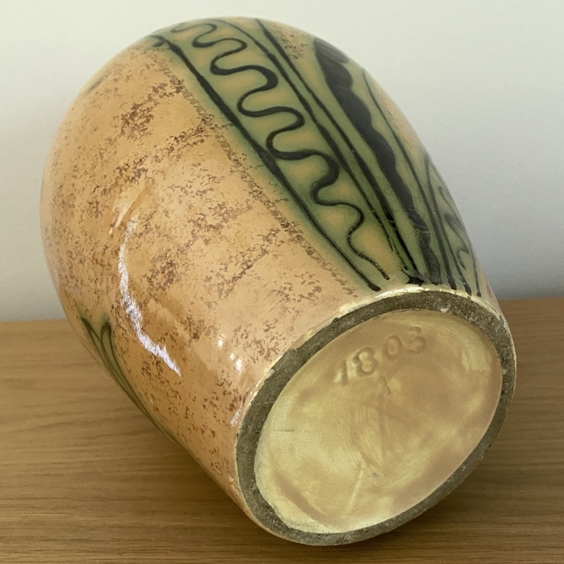 Vase Art déco, Faïencerie de Saint Ghislain, Louis Randour – Image 3