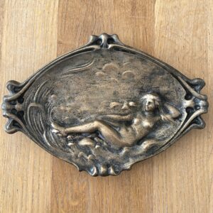 Vide-poche en bronze, Art Nouveau