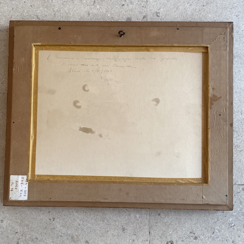 Aquarelle, "Ferme en Gaume", Hugo – Image 2