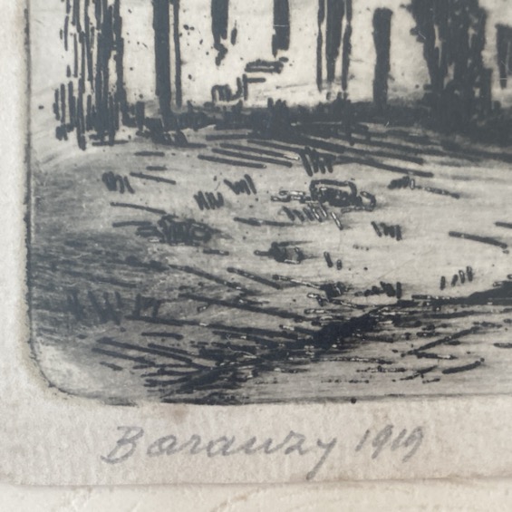 Gravure "Baranzy 1919", Meyers – Image 3
