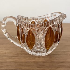 Crémier en cristal de Bohême