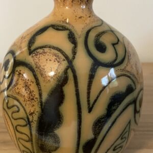 Vase Art Déco, Faïencerie de Saint Ghislain, Louis Randour