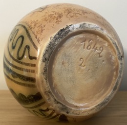 Vase Art Déco, Faïencerie de Saint Ghislain, Louis Randour – Image 2