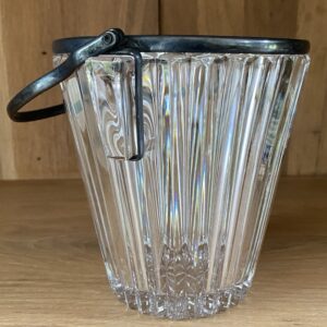 Seau à glace en cristal vintage