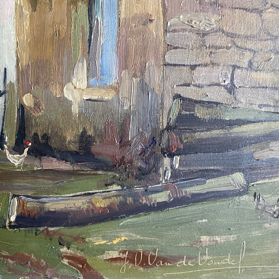 Peinture "Chassepierre", Victor Van de Vondel – Image 2