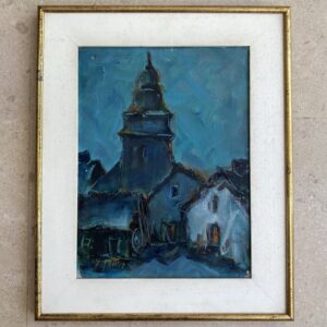 Peinture "Laforêt", Yvonne Tellier