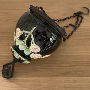 Cache-pot Art Nouveau à suspendre