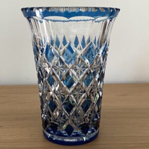 Vase en cristal, Val Saint Lambert, Engis Carlton