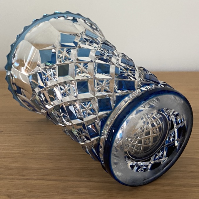 Vase en cristal, Val Saint Lambert, Engis Carlton – Image 2