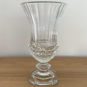 Vase Val Saint Lambert, verre clair