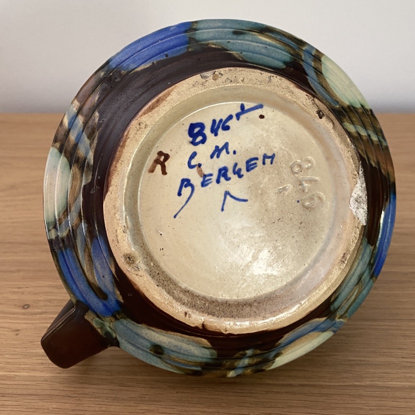 Vase-pichet Bergen Dubois, Arabesque, Art déco – Image 2